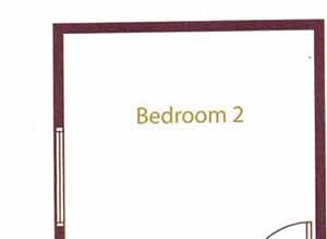Two bedroom floor plan l Mission Apartments in San Diego CA